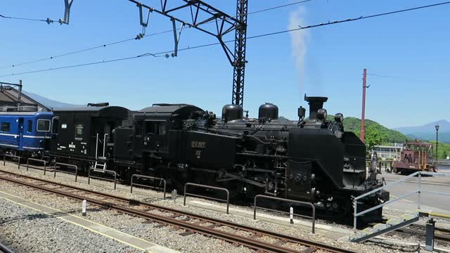 Reversing into the station