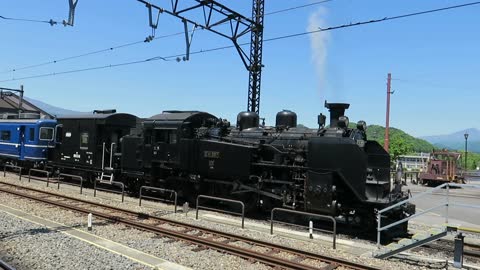 Reversing into the station