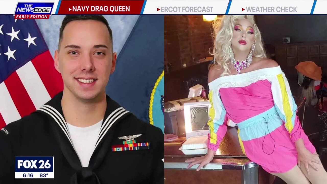 US Navy platformed "drag queen influencer" to attract youth in recruitment crisis 🏳️⚧️ 🏳️🌈