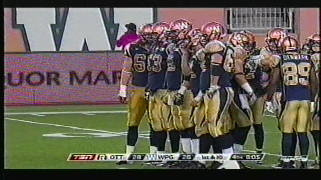 Rouge et Noir D'Ottawa vs Blue Bombers de Winnipeg