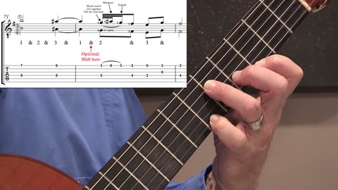 Technique Left-Hand, Part 2 (slow section). Video 27: m72, Ornament Options