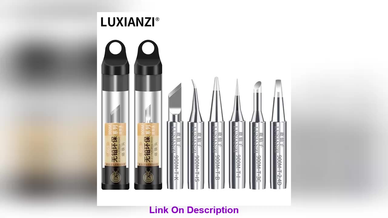 Get LUXIANZI 1pcs Lead Free Soldering Iron Tips