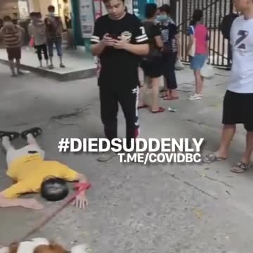 Another Video Of The Guy That “Died Suddenly” While Walking His Dog 😵‍💫