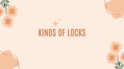 Kinds of locks