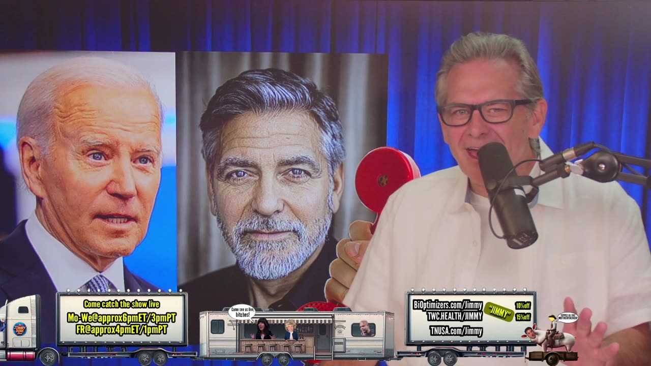 Clooney, Biden and a Hillary supporter call in(Mike MacRae)▮The Jimmy Dore Show