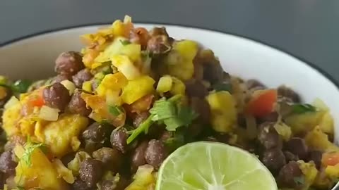 Healthy chana chaat