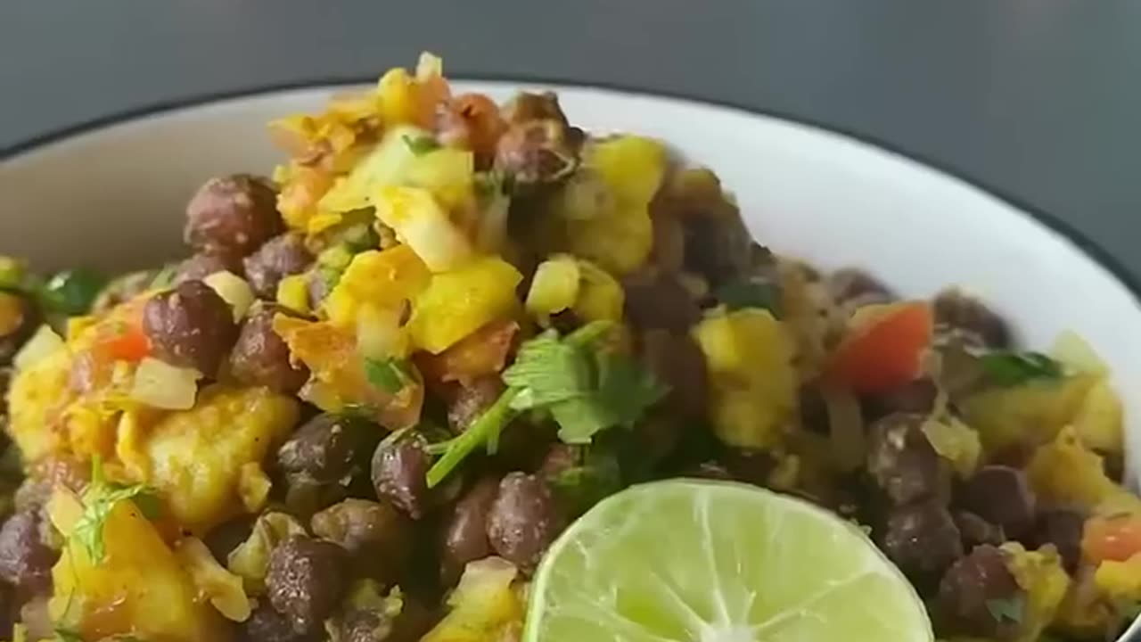 Healthy chana chaat