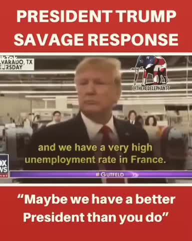 Donald Trump Said This To Reporter From France!