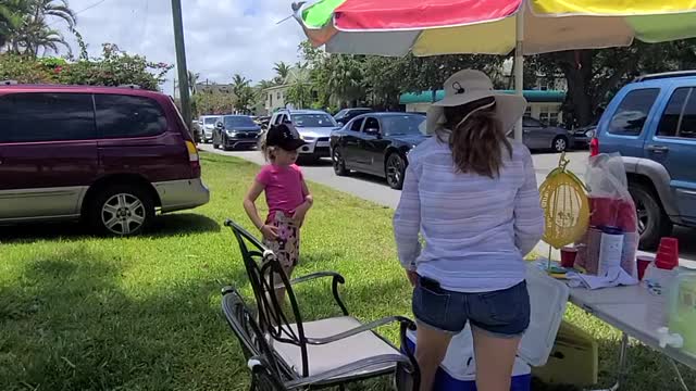 Great day for a lemonade stand.