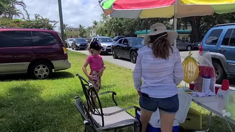 Great day for a lemonade stand.