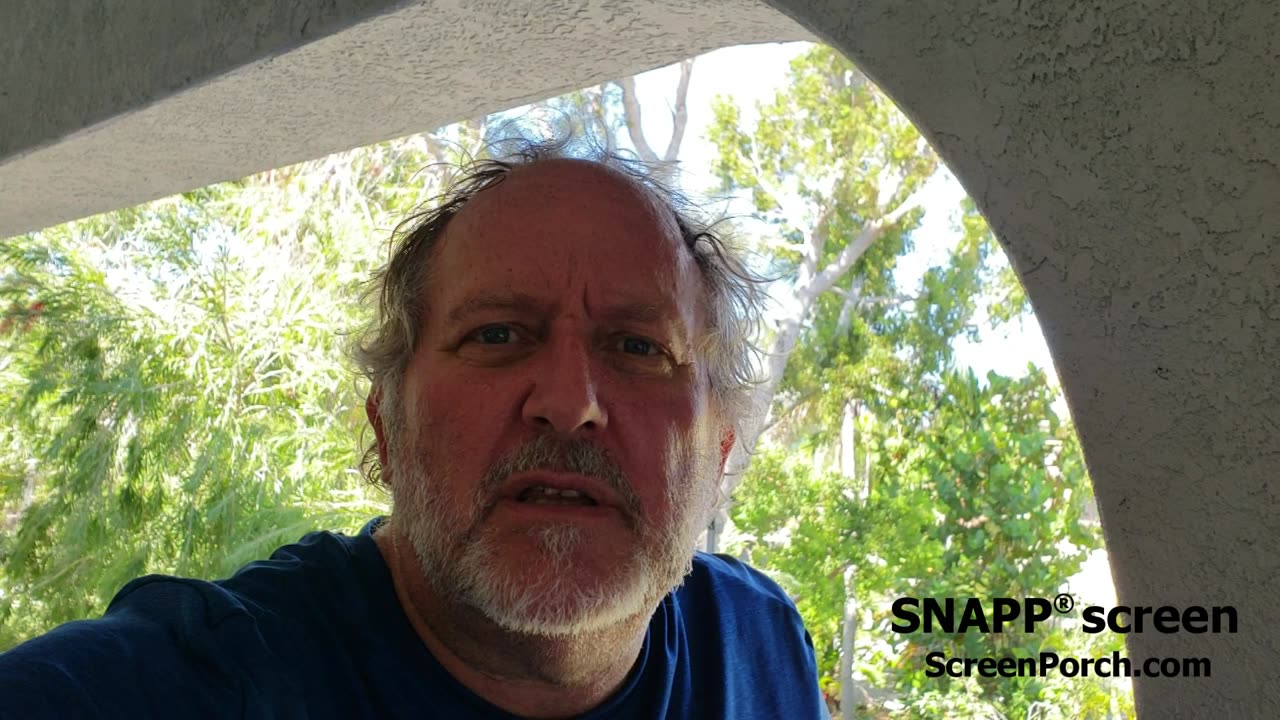 SNAPP® screen Porch Screen Project Review – Steve from Florida