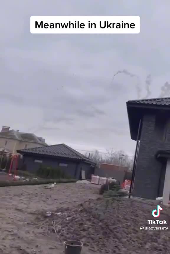 Russian KA-52 Drops Flares over Ukraine
