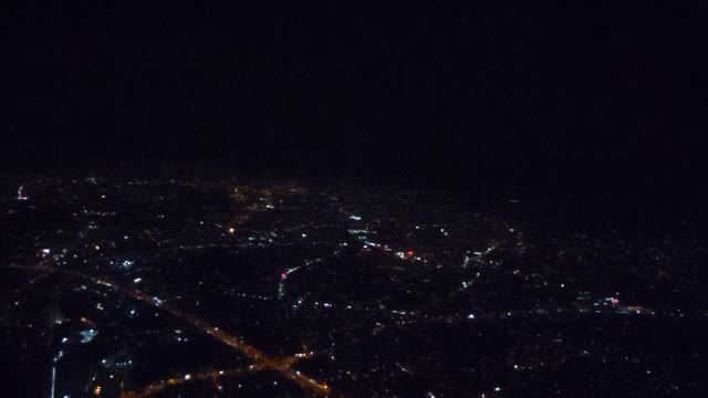Hochimin Night city view in the sky
