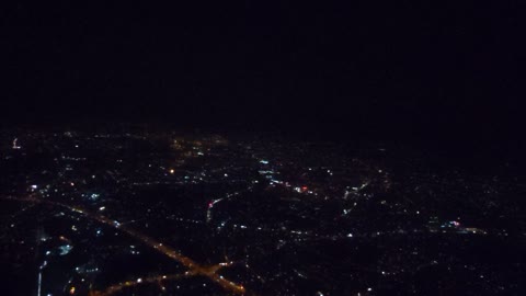 Hochimin Night city view in the sky