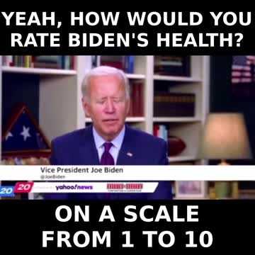 Joe asks us to rate his health