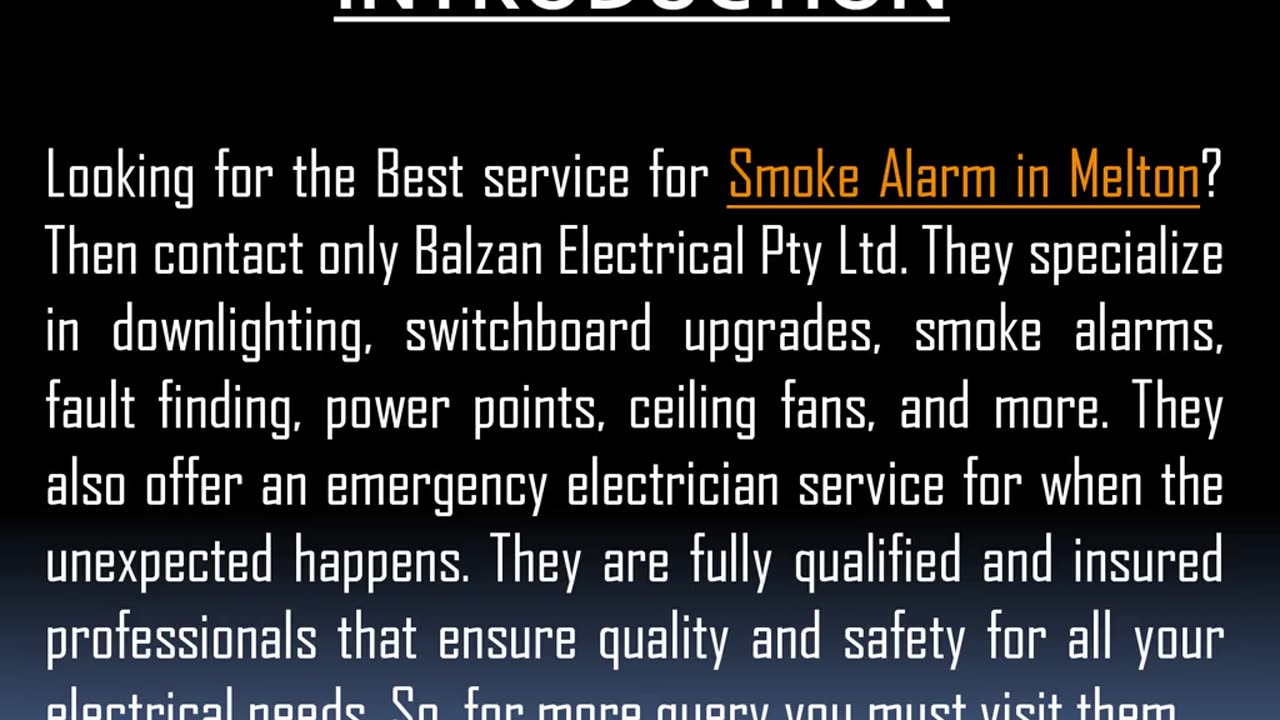 Best service for Smoke Alarm in Melton