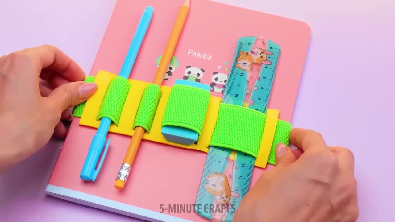 9.Top School Hacks & Crafts 🎒😍 Smart School Stationery Ideas