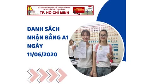 Nhanh tay kiểm tra xem bạn đã có bằng A1 ngày 11/06/2020 chưa?