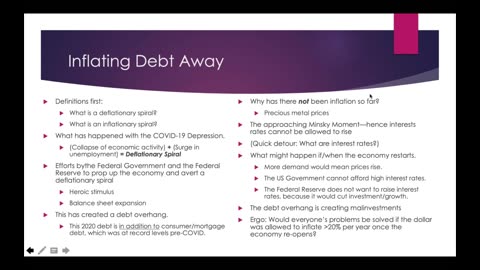 CRP Weekly Webinar #29: Inflating Debt Away REDUX