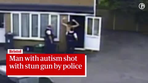 CCTV shows police using stun gun on man with autism