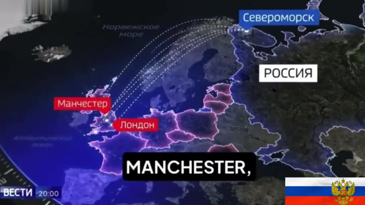 ❗️🇷🇺⚔️🇬🇧 - Russian state television showed the countries in Europe that will...