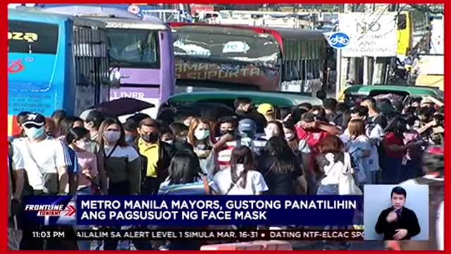 Metro Manila, mananatili saAlert Level 1