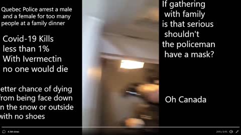 Arrested in Canada for dinner with Family