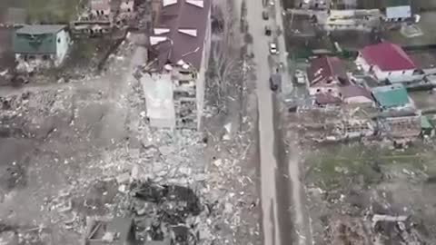 Horror of borodyanka with Putin death squads & victims screaming in rubble