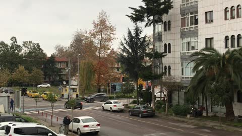 Streets of Yalova in Turkey