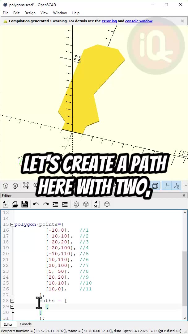 Openscad Polygon Example OpenScad: Polygons and Paths