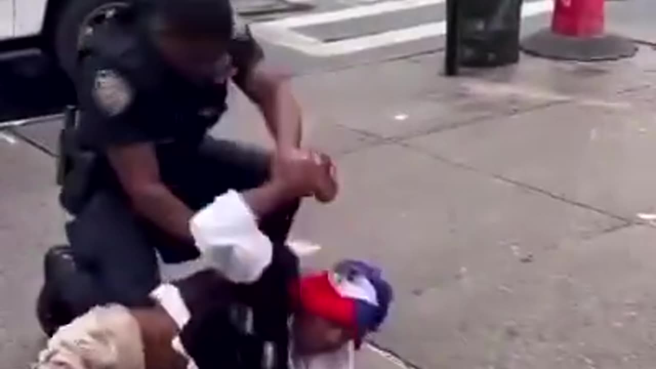 Meanwhile... when you punch a female NYPD officer in the face