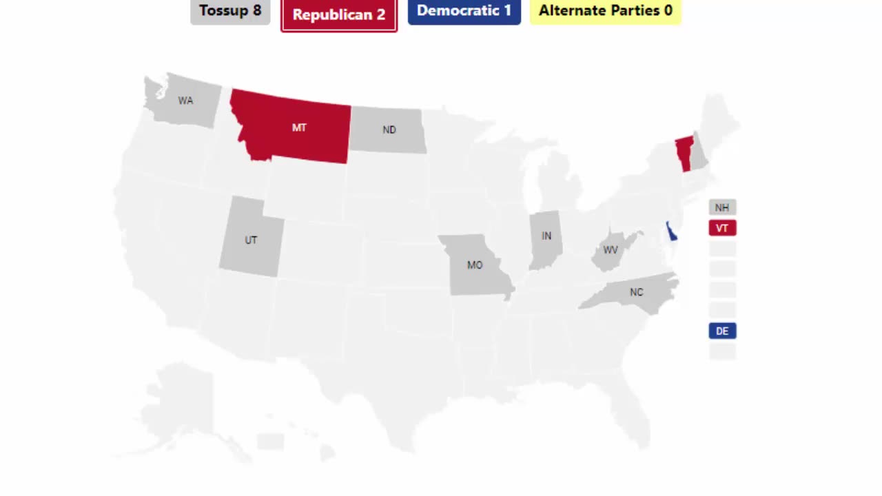 2024 Gubernatorial Election Prediction But With One Big Surprise