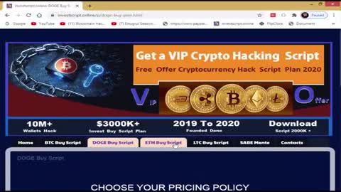 Blockchain Hack Script Offer $7 Element Hack 2020 Hacking Plans Website investscript 100% Working