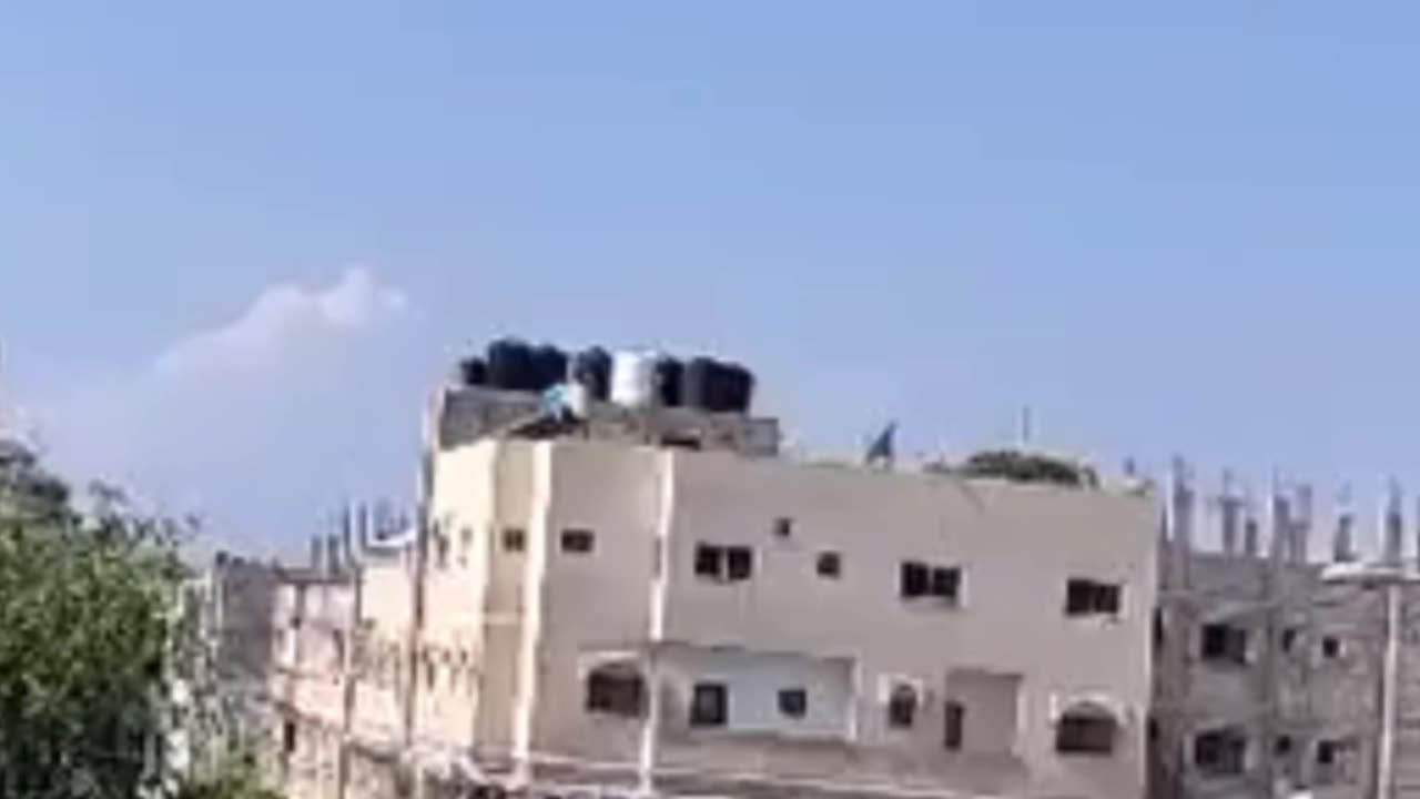 Direct Missile strike on House in Gaza