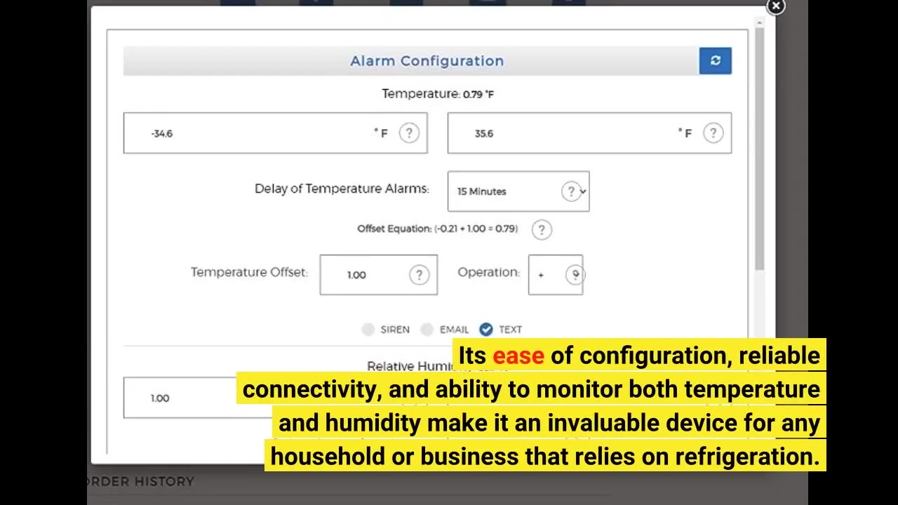 WiFi Freezer Alarm and Refrigerator Temperature Monitor – Wireless Freezer Thermometer (10 Foot...