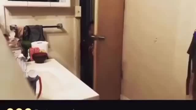 Mother Pranks son inside the toilet - Extremely Funny