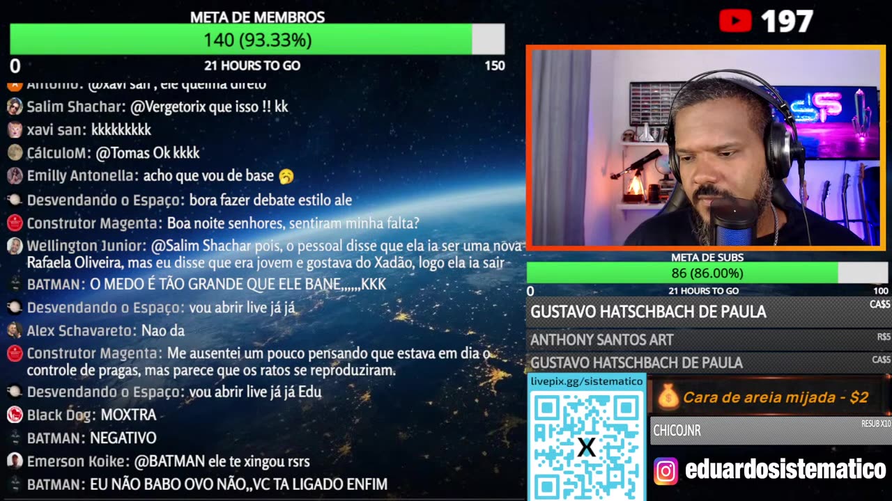 Sistemático Lives - DwpNuQy8bkE - 🔴 VAMOS TENTAR TERMINAR O REACT DO CHORO DO TOBA OUTRAS LOUCURAS