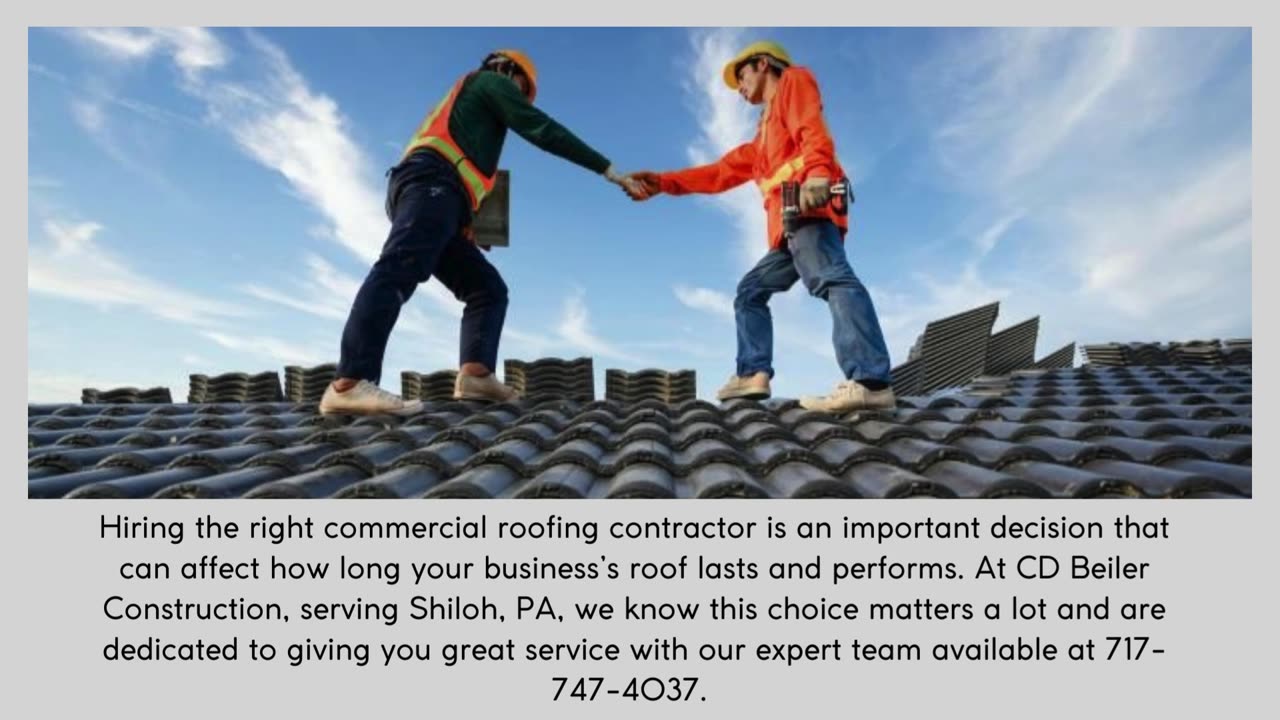 Hire Cost-Effective Commercial Roofing Contractor Shiloh PA