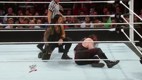 FULL MATCH — Roman Reigns vs. Randy Orton & Kane — Handicap Match: Raw, July 21, 2014