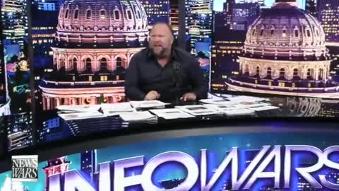 ⚡️Alex Jones goes off on the left, takes ivermectin live on air