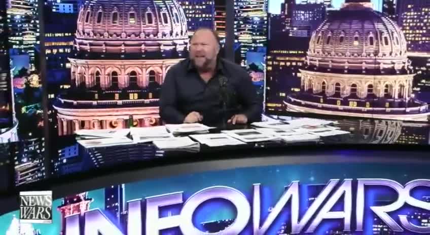 ⚡️Alex Jones goes off on the left, takes ivermectin live on air