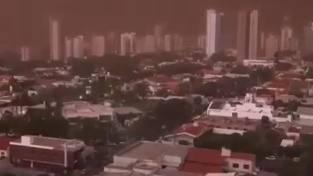 Time Laps - Sand Storm - Campo Grande - MS / Brazil