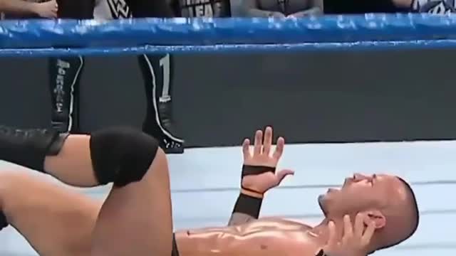 WWE funny moments AJ styles vs Randy Orton