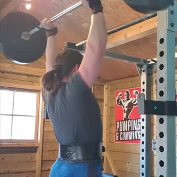 I'M BACK! 60 Kgs x 6 Overhead Press