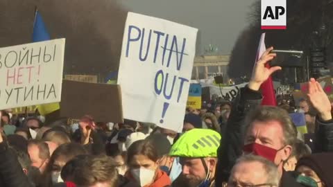 Berlin protest in solidarity with Ukraine