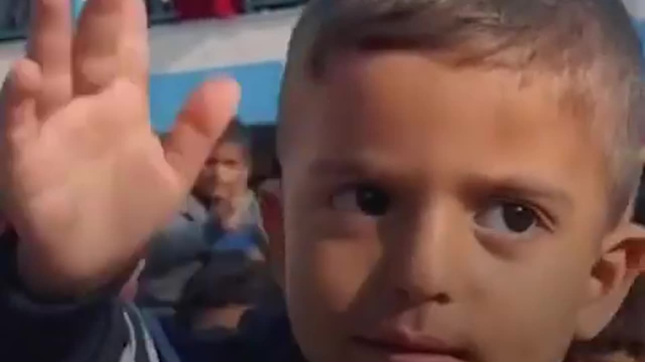 Shocked child in viral video from Gaza makes a recovery #shorts