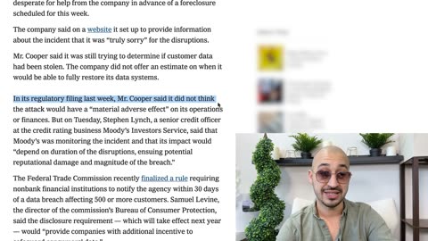 Cyber Attack HITS America _ 4.3M Homeowners Can't Pay Mortgage