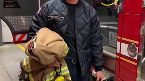 Leaving his firefighters job because of vaccine mandates