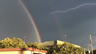 Rainbow and Lightning