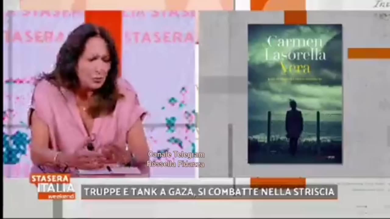 Attacco naziSionista - Carmen Lasorella denigrata da bambocci di Israele.